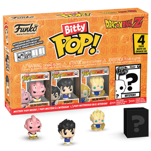 Funko-Bitty-Pop!-4-Pack-Dragon-Ball-Z—Majin-Buu-(Pure),-Vegito,-Majin-Vegeta,-Mystery-Pop!-Vinyl-Figures