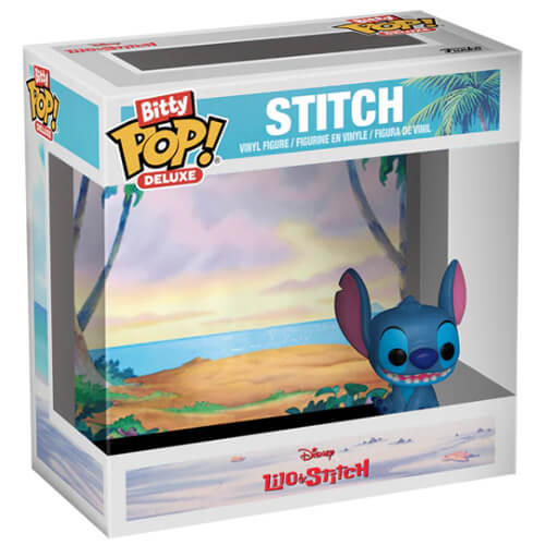 Funko-Bitty Pop! Deluxe-Disney-Lilo-&-Stitch—Stitch-(Beach)-Vinyl-Figure