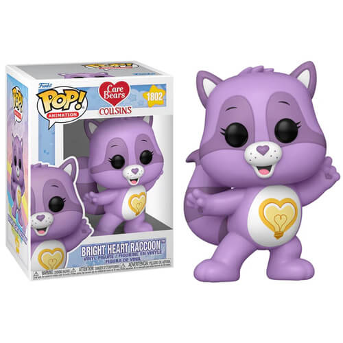 Funko-Pop!-Animation-Care-Bears-Cousins—Bright-Heart-Raccoon-#1802-Vinyl-Figure
