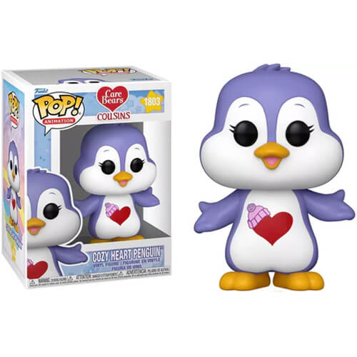 Funko-Pop!-Animation-Care-Bears-Cousins—Cozy-Heart-Penguin-#1803-Vinyl-Figure