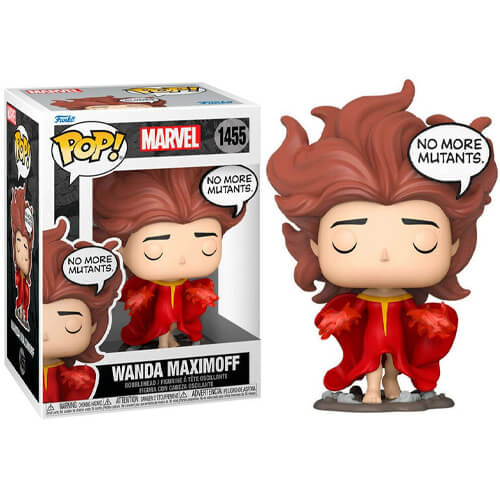 Funko-Pop!-Comics-Marvel—Wanda-Maximoff-(No-More-Mutants)-#1455-Bobble-Head-Vinyl-Figure