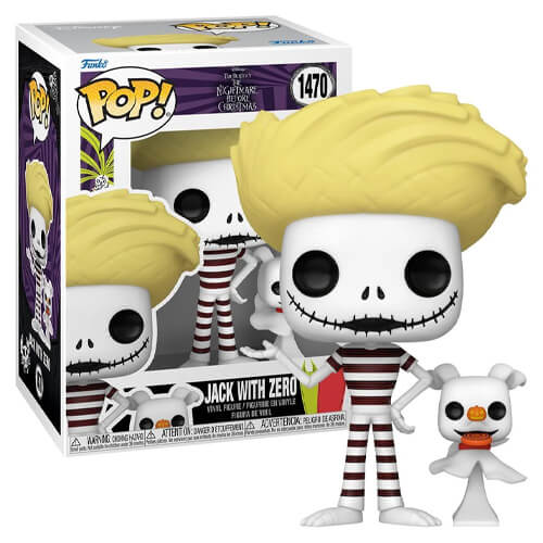 Funko-Pop!-Disney-The-Nightmare-Before-Christmas—Jack-with-Zero-(Beach)-#1470-Vinyl-Figure