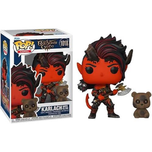 Funko-Pop!-Games-Baldur’s-Gate—Karlach-with-Clive-#1018-Vinyl-Figures