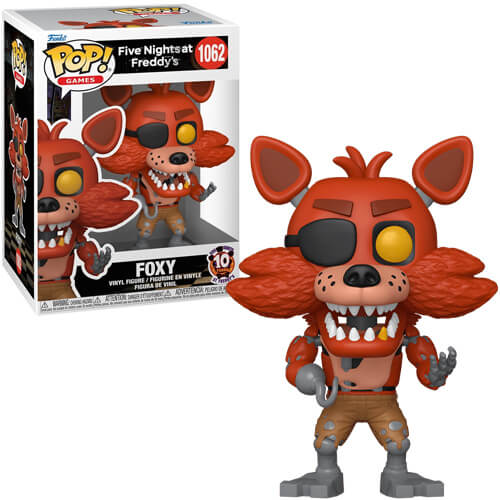 Funko-Pop!-Games-Five-Nights-at-Freddy’s-(10-Years)—Foxy-#1062-Vinyl-Figure