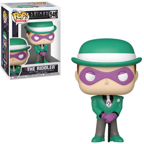 Funko-Pop!-Heroes-DC Batman-The-Animated-Series– The-Riddler-#548-Vinyl-Figure