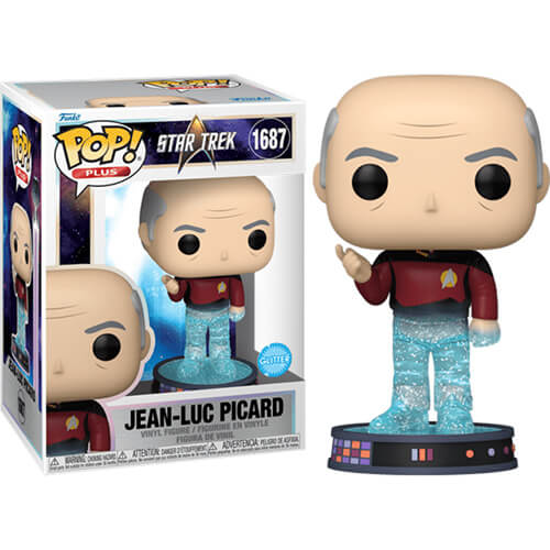 Funko-Pop!-Plus-Star-Trek—Jean-Luk-Picard-(Glitter)-#1687-Vinyl-Figure