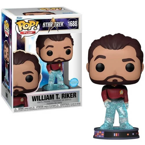 Funko-Pop!-Plus-Star-Trek—William-T.-Riker-(Glitter)-#1688-Vinyl-Figure