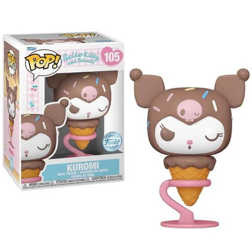 Funko-Pop!-Sanrio-Hello-Kitty-And-Friends—Kuromi-Ice-Cream-Cone-(Special-Edition)-#105-Vinyl-Figure
