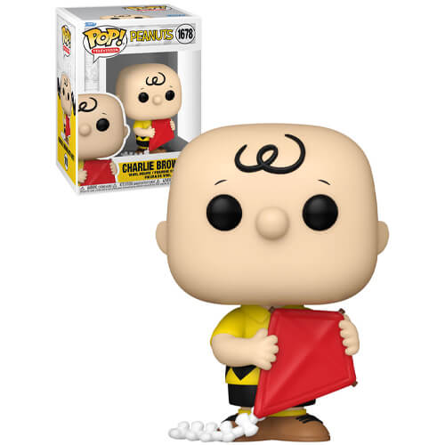 Funko-Pop!-Television-Peanuts—Charlie-Brown-with-Kite-#1678-Vinyl-Figure