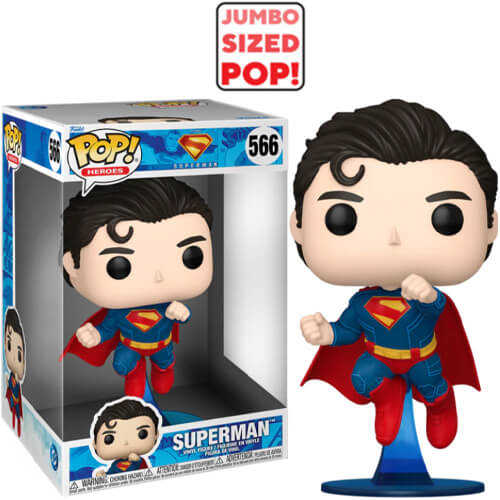Funko-Pop!-Jumbo-DC-Superman-(2025)—Superman-#566-Vinyl-Figure
