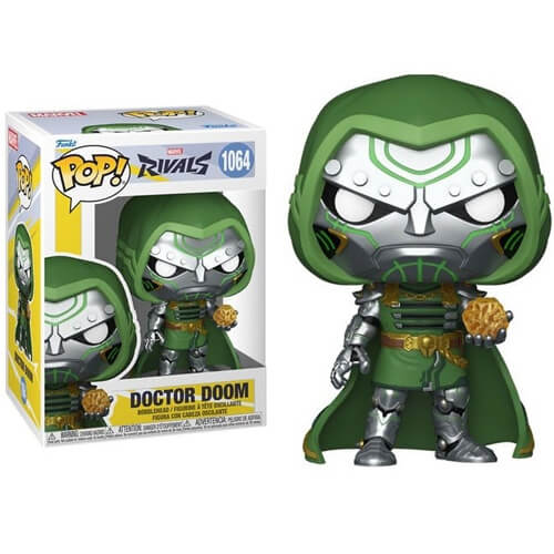 Funko-Pop!-Marvel-Rivals—Doctor-Doom-#1064-Bobble-Head-Vinyl-Figure