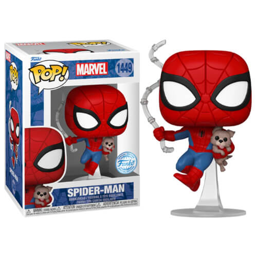 Funko-Pop!-Marvel-Spider-Man—Spidey-with-Sandwich(Dog)-(Special-Edition)-#1449-Bobble-Head-Vinyl-Figure