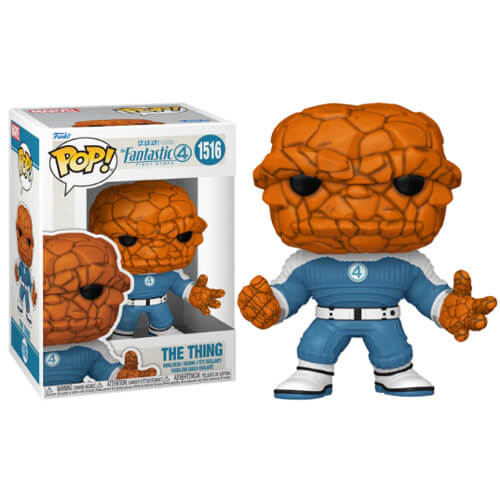 Funko-Pop!-Marvel-The-Fantastic-4-First-Steps– The-Thing-#1516-Bobble-Head-Vinyl-Figure