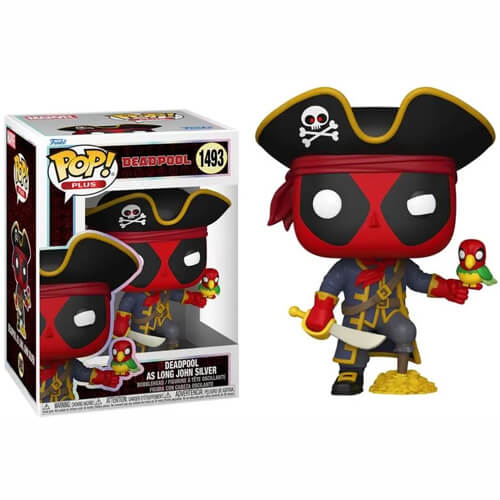 Funko-Pop!-Plus-Deadpool—Deadpool-as-Long-John-Silver-#1493-Bobble-Head-Vinyl-Figure