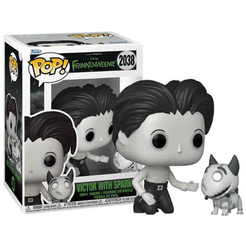 Funko-Pop!-Disney-Frankenweenie—Victor-with-Sparky-#2038-Vinyl-Figure