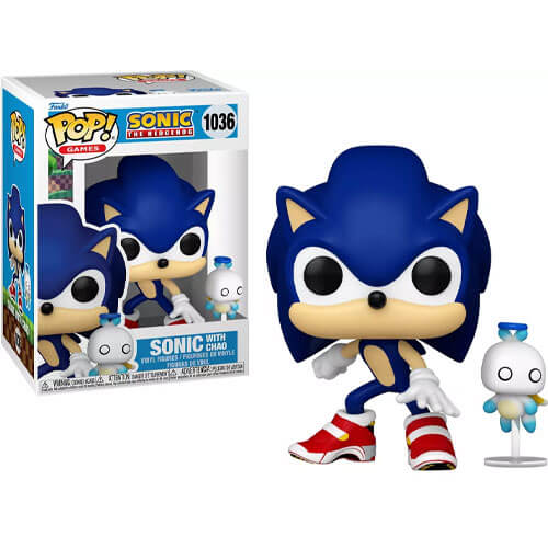 Funko-Pop!-Games-Sonic-The-Hedgehog—Sonic-with-Hero-Chao-#1036-Vinyl-Figures