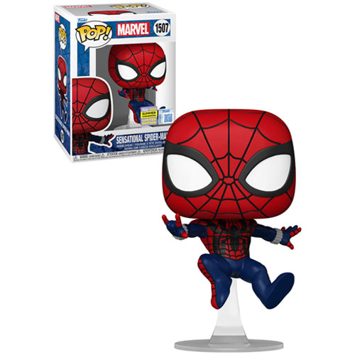 Funko-Pop!-Marvel—Sensational-Spider-Man-(Convention-Special-Edition)-#1507-Bobble-Head-Vinyl-Figure