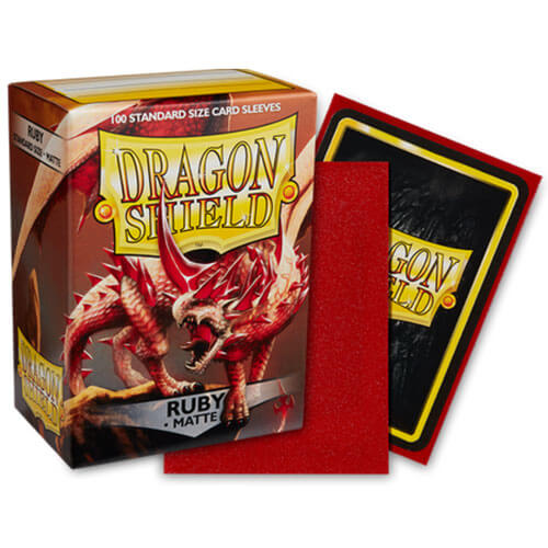 Dragon-Shield-Standard-Size-Sleeves-Ruby-Matte-(100)