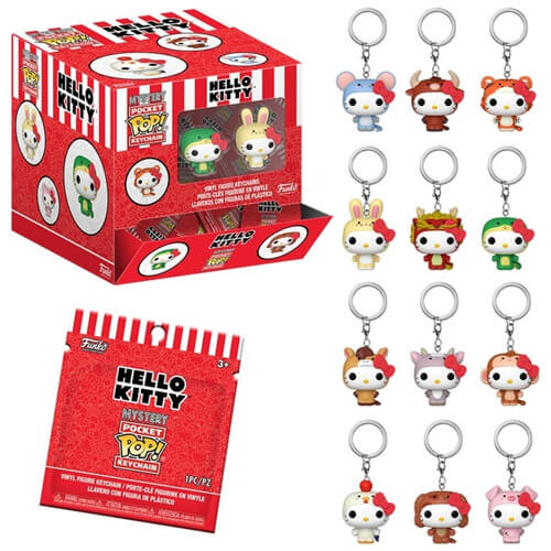 Funko-Mystery-Pocket-Pop!-Hello-Kitty-Animals-(Random)-Vinyl-Figure-Keychains