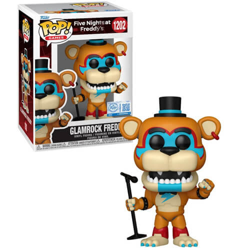 Funko-Pop!-Games-Five-Nights-at-Freddy’s—Glamrock-Freddy-(Special-Edition)-#1202-Vinyl-Figure