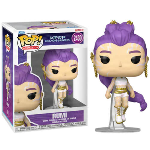 Funko-Pop!-Animation-K-Pop-Demon-Hunters—Rumi-(Glows-in-The-Dark)-#2430-Vinyl-Figure