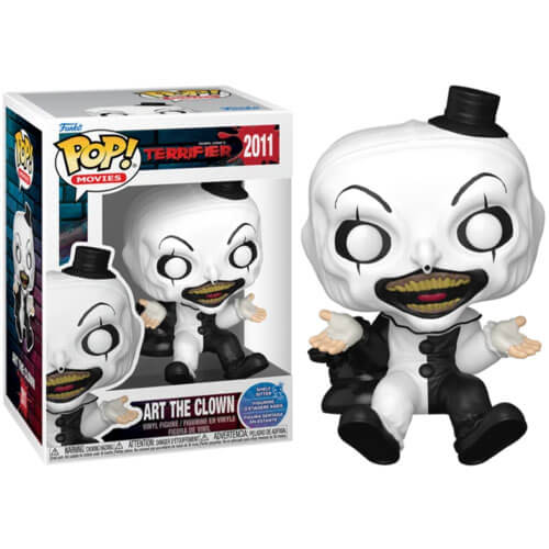 Funko-Pop!-Movies-Terrifier—Art-Τhe-Clown-(Shelf-Sitter)-#2011-Vinyl-Figure